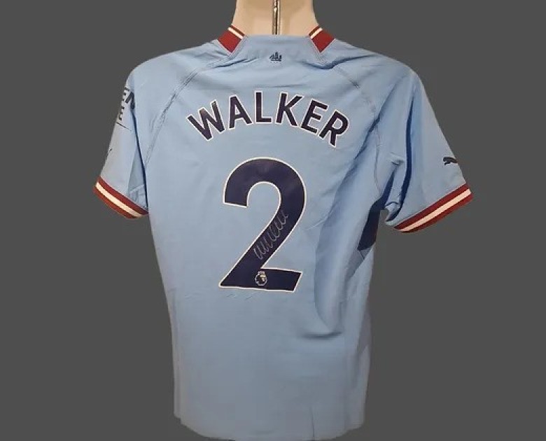 Kyle Walker's Manchester City 2022/23 Signed Player Issue Shirt