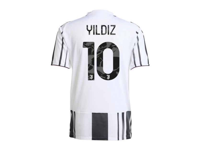 Yildiz's Juventus 2025/26 Signed with Personalised Dedication Shirt