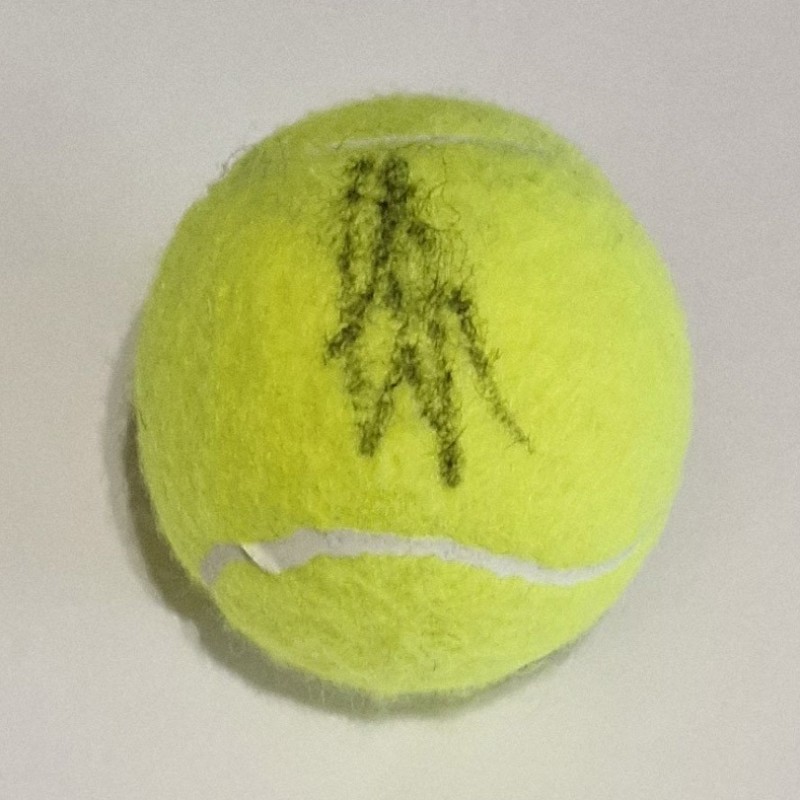 Tennis Ball signed by Jannik Sinner Internazionali d'Italia 2024