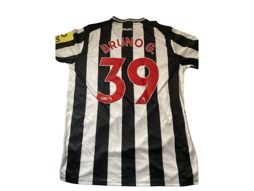 Bruno Guimaraes' Newcastle United 2023/24 Signed Home Shirt