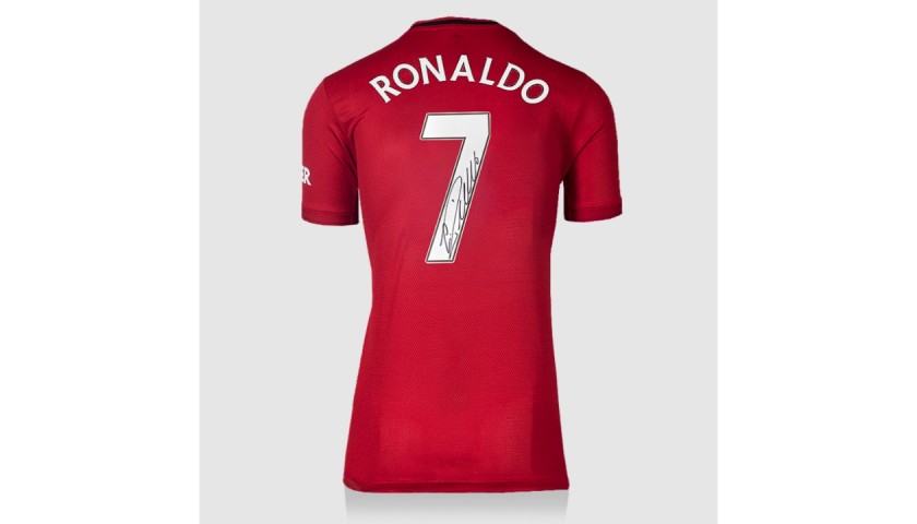 Cristiano Ronaldo's Manchester United 2019-20 Signed Shirt
