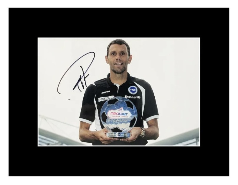 Gus Poyet Signed and Framed Picture