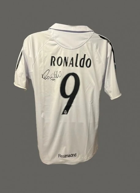 Real Madrid Shirt Signed By Cristiano Ronaldo CharityStars