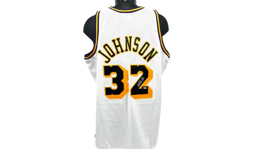 Magic Johnson's Official Lakers Signed Jersey - CharityStars