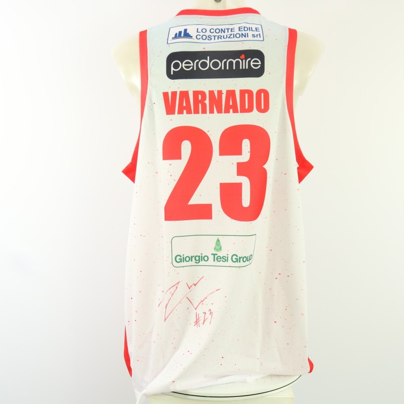 Completo Varnado unwashed Estra Pistoia vs Nutribullet Treviso Basket 2024 - Autografato