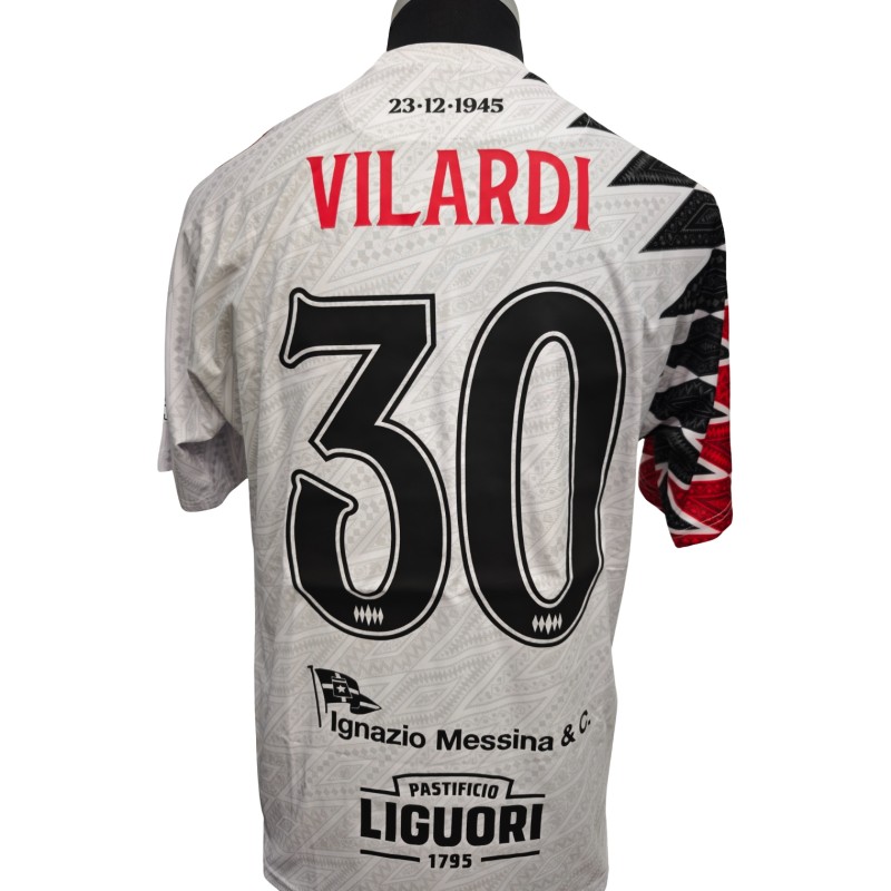 Vilardi's Comemmorative Match-Worn Shirt + Shorts, Latina vs Sorrento 2026 - 80th Anniversary with RF78 Patch