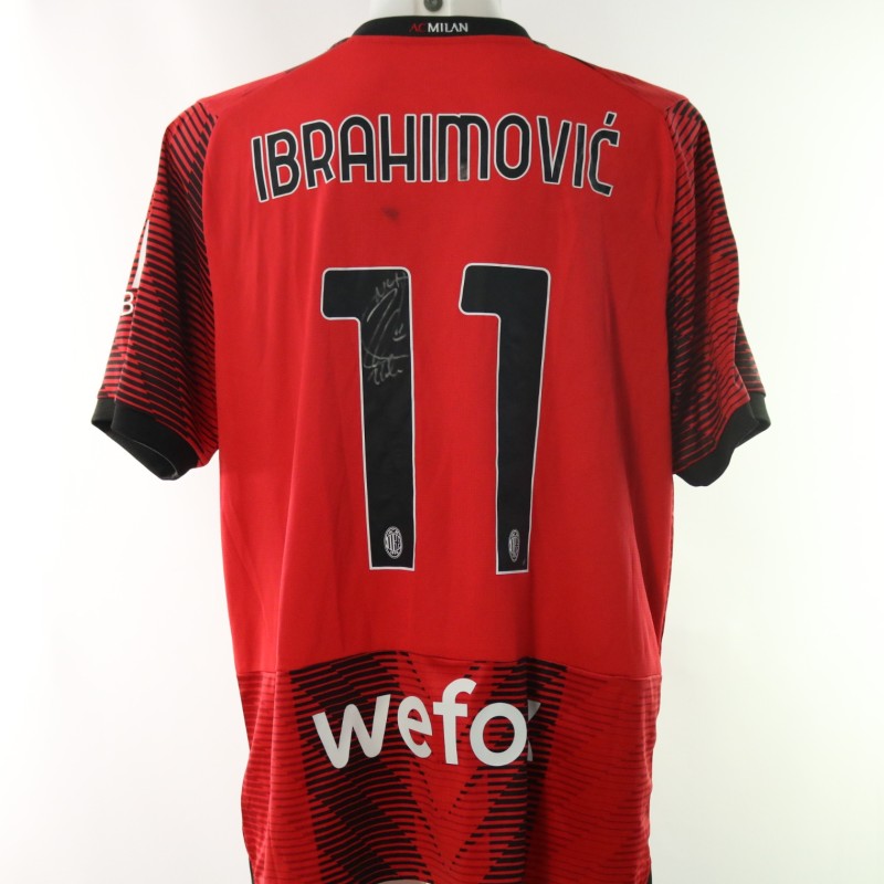 Ibrahimovic's Milan Official Signed Shirt, 2023/24