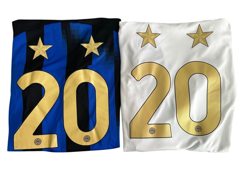 Inter Home + Away Official Shirts, 2023/24 - 20 Scudetti Special Edition