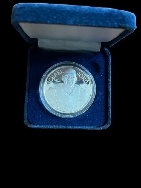 Michael Jordan Dream Team 1992 Silver Medallion