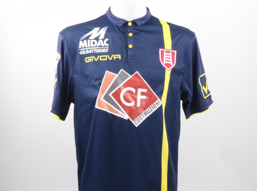 Spolli Chievo Match Worn Shirt, Serie A 2016/17
