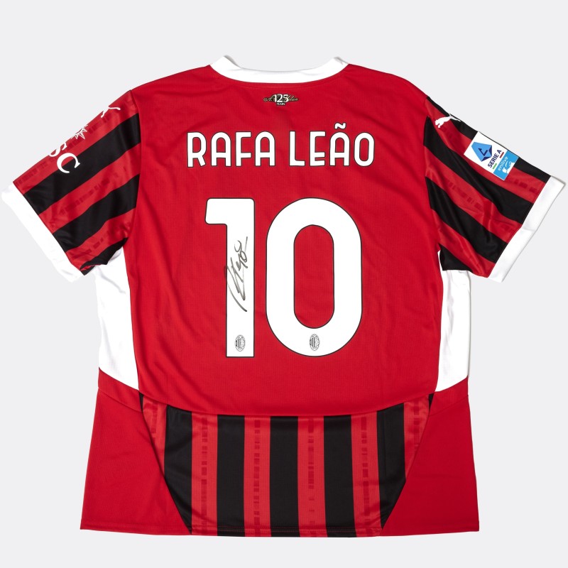 AC Milan Jersey - Autographed by Rafael Leão