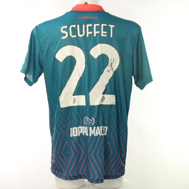 Maglia Scuffet Unwashed, Cagliari vs Torino 2024 - Autografata