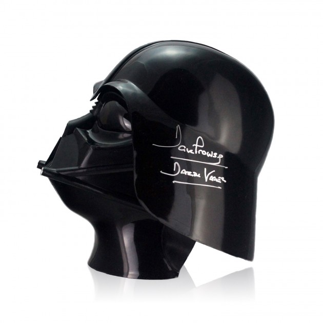 Darth Vader Helmet Signed by Dave Prowse