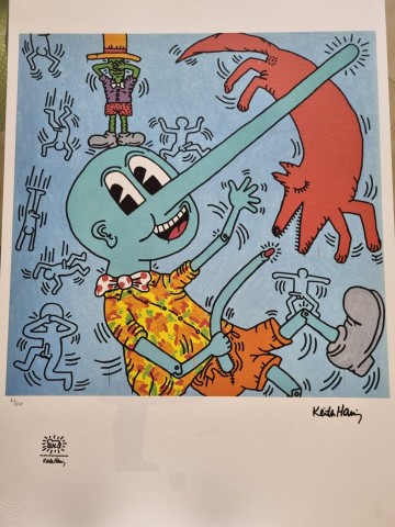 Keith Haring Signed Lithograph