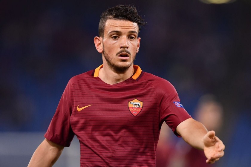 Florenzi's Official Roma Signed Shirt 2016/17, Totti Last Match