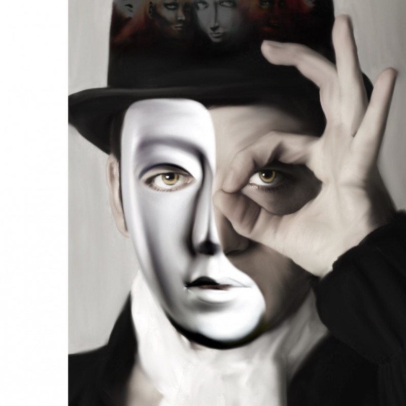 "The Phantom of dreams" - print on photographic paper by Y. Pizzetti - 30x40 cm