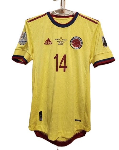 Maglia Luis Diaz - Semifinale di Copa America 2021, Colombia vs Argentina