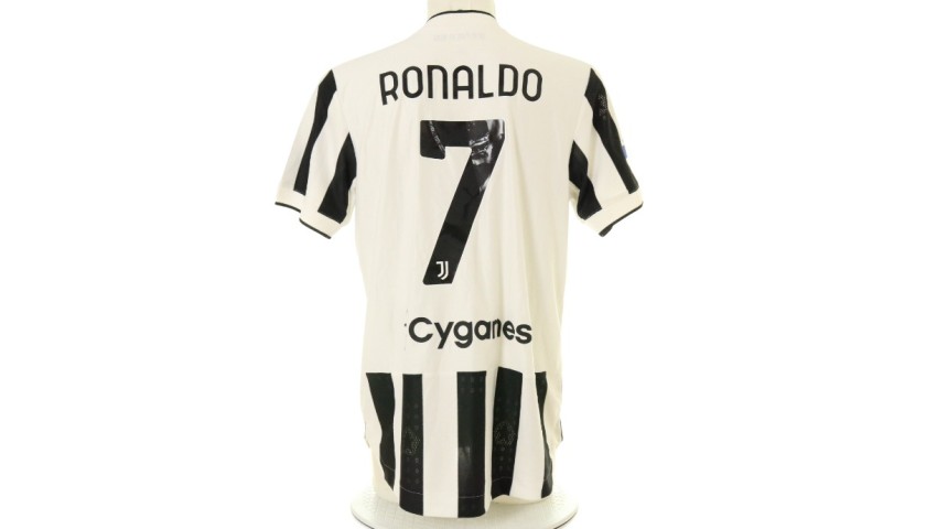 Ronaldo's Juventus Match Shirt, Coppa Italia Final 2021