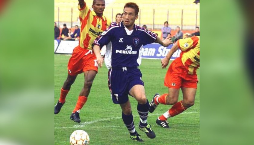 Nakata's Perugia Match Shirt, Serie A 1999/00