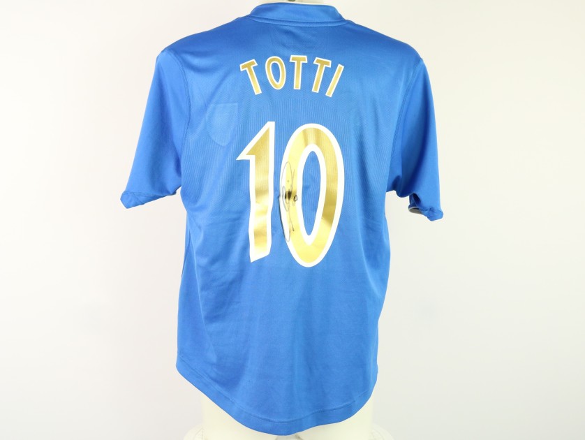 Totti Official Italy Signed Shirt, 2003