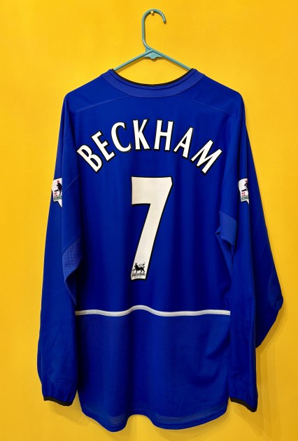 David Beckham's Manchester United Official ‘Third’ Shirt, Premier League 2002/03