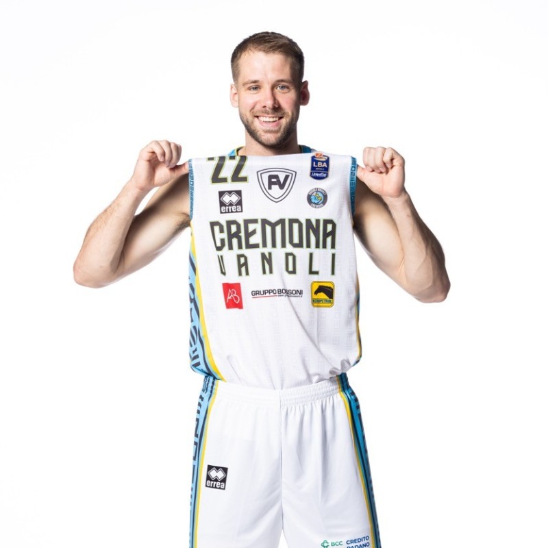 McCullough's Vanoli Basket Cremona Signed Unwashed Shirt, 2023/24