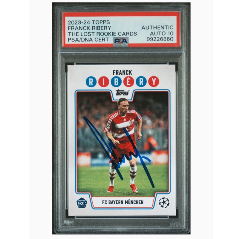 Franck Ribéry Signed Topps Lost Rookie FC Bayern Munich Card