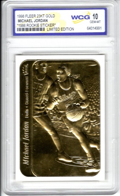 Michael Jordan Rookie Limited Edition Gold Card 1998