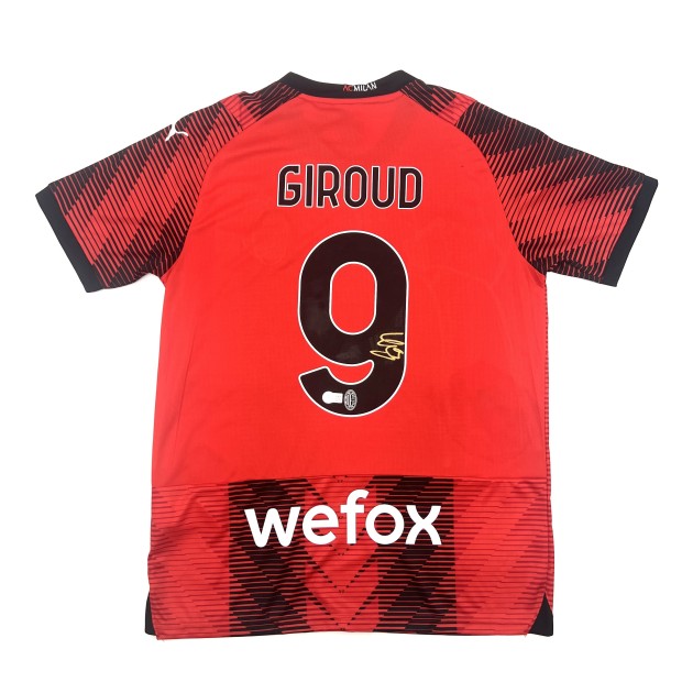 Olivier Giroud's AC Milan 2023/24 Signed Shirt