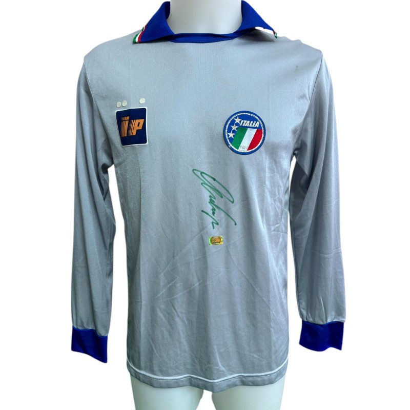 Zenga's Italy Signed Training Shirt, 1988