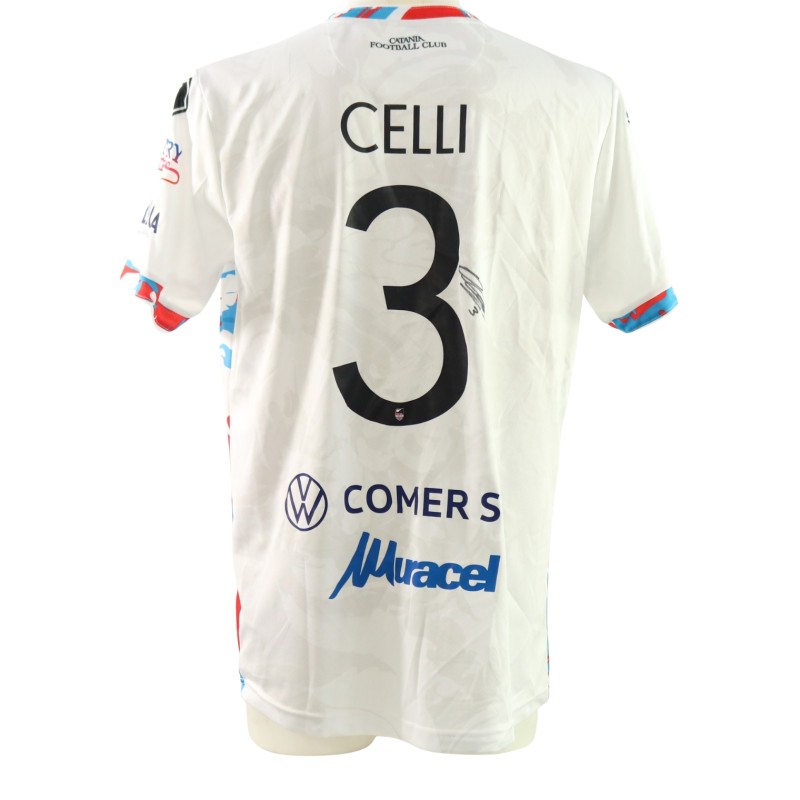 Celli's Signed Unwashed Shirt, Picerno vs Catania 2025 