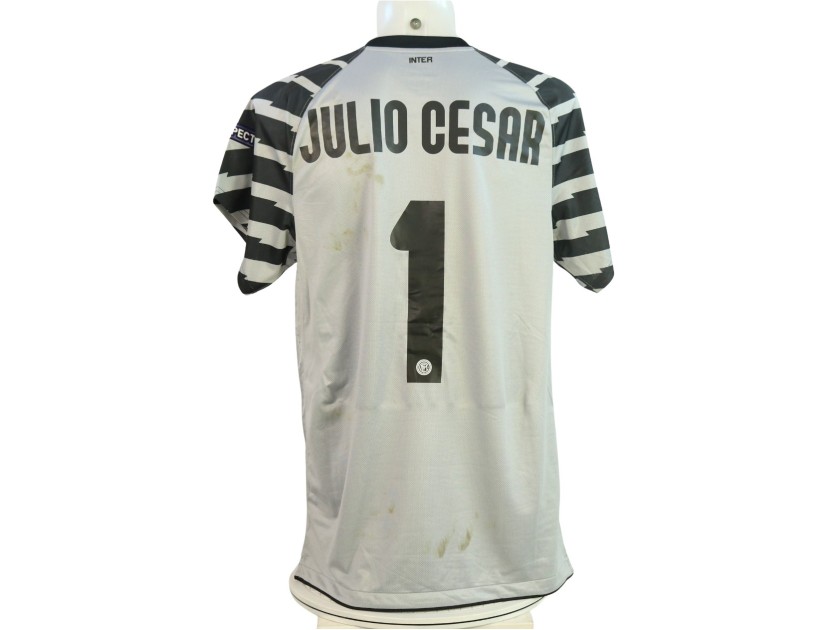 Julio Cesar's Inter Match-Worn Shirt, UCL 2011/12