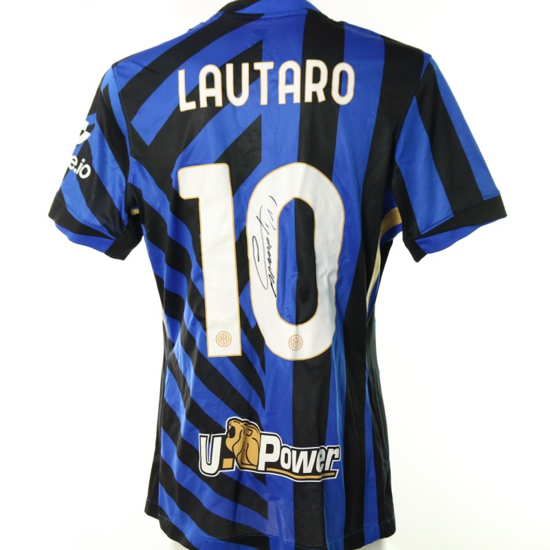 Maglia Gara Lautaro Inter, 2024/25 - Autografata