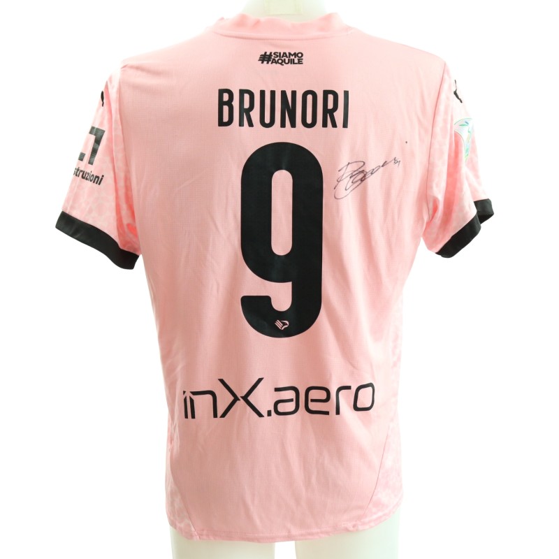 Brunori's Palermo Signed Official Shirt, 2024/25