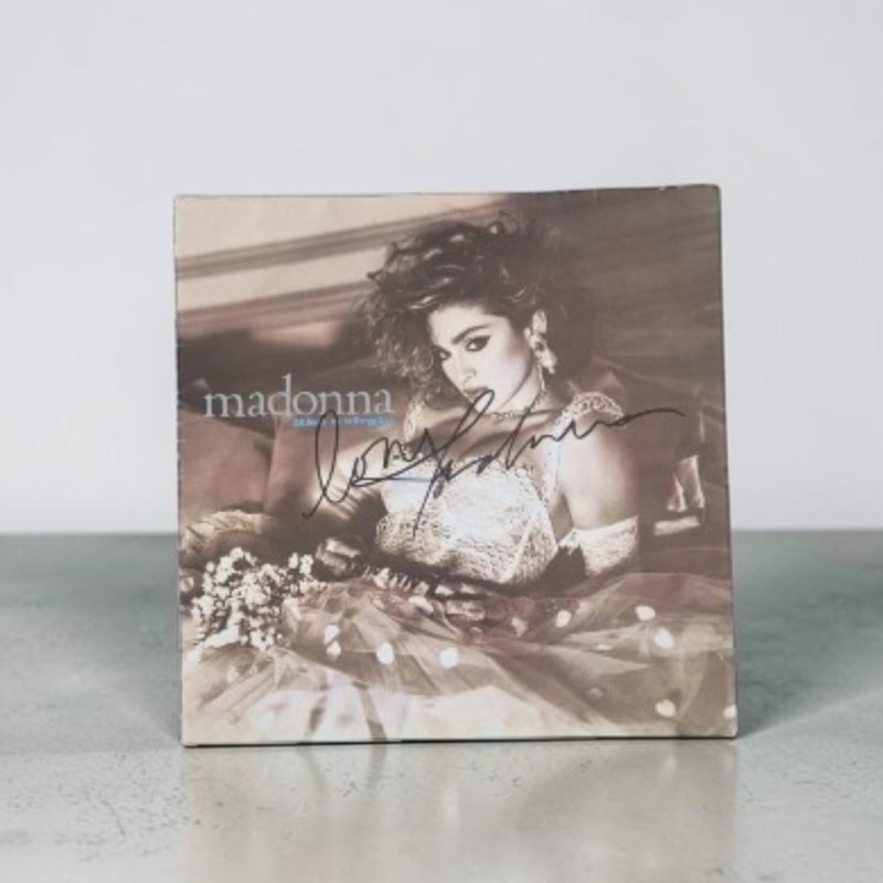 Madonna Signed Like A Virgin Vinyl LP