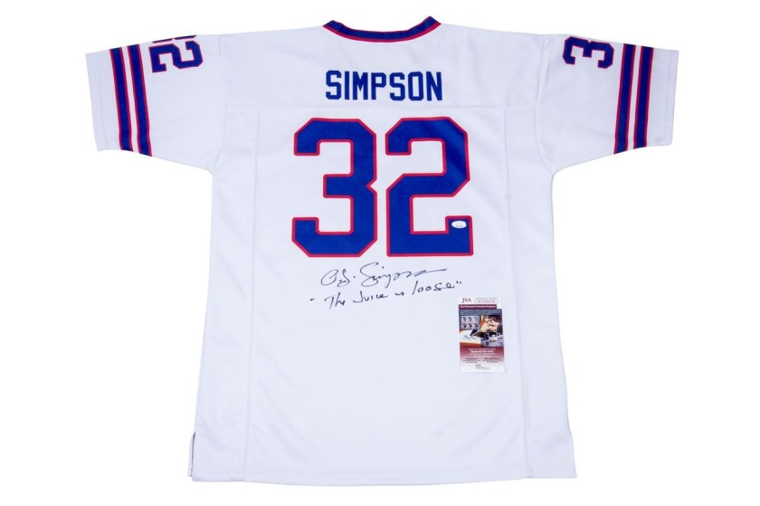 O. J. Simpson's Buffalo Bills Signed Jersey