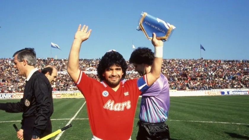 Maradona's Official Napoli Signed Shirt, 1989/90