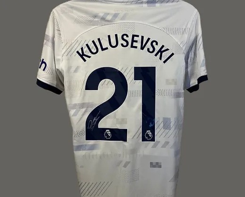 Dejan Kulusevski's Tottenham FC 2023/24 Signed Shirt - CharityStars