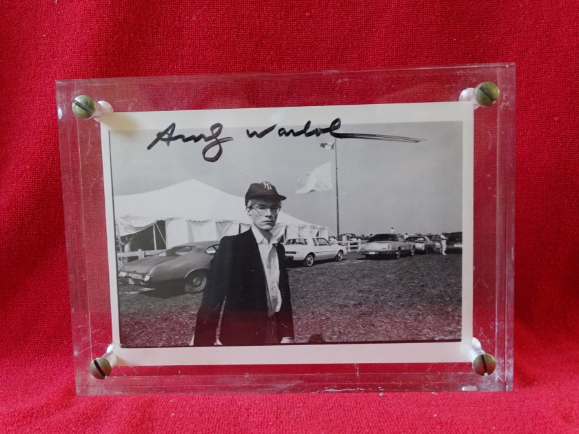 Andy Warhol Signed Postcard