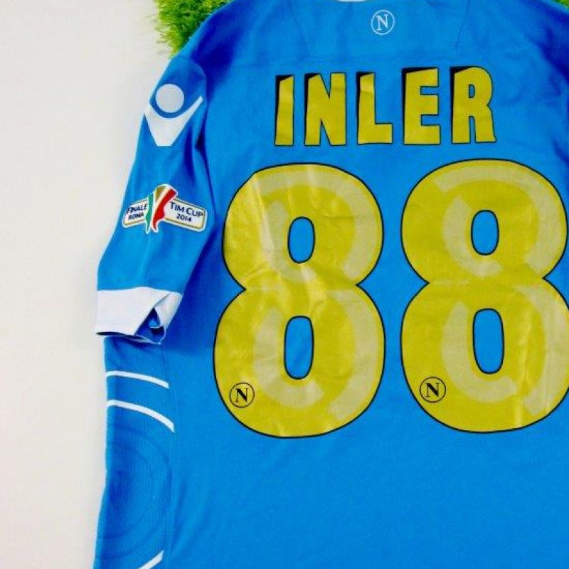 Inler match issued shirt, TimCup Final 2014, Fiorentina-Napoli