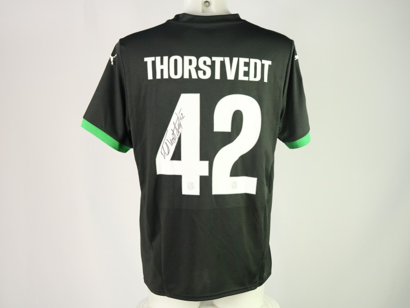 Thorstvedt's Sassuolo Signed Match-Issued Shirt, 2024/25