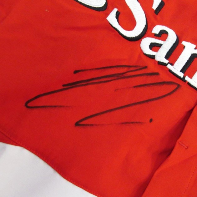Ferrari shirt signed by Raikkonen