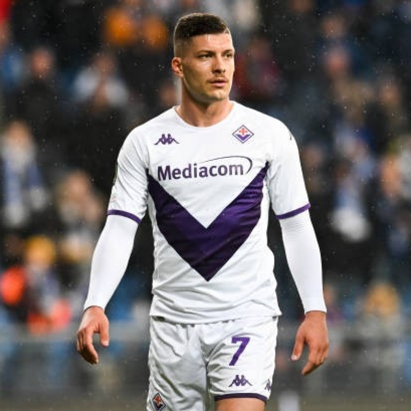 Jovic's Fiorentina Worn Signed Shorts and Socks, 2022/23 