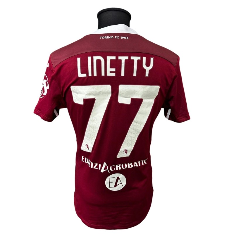 Linetty's Match-Worn Shirt, Juventus vs Torino 2020 - Special Region Patch