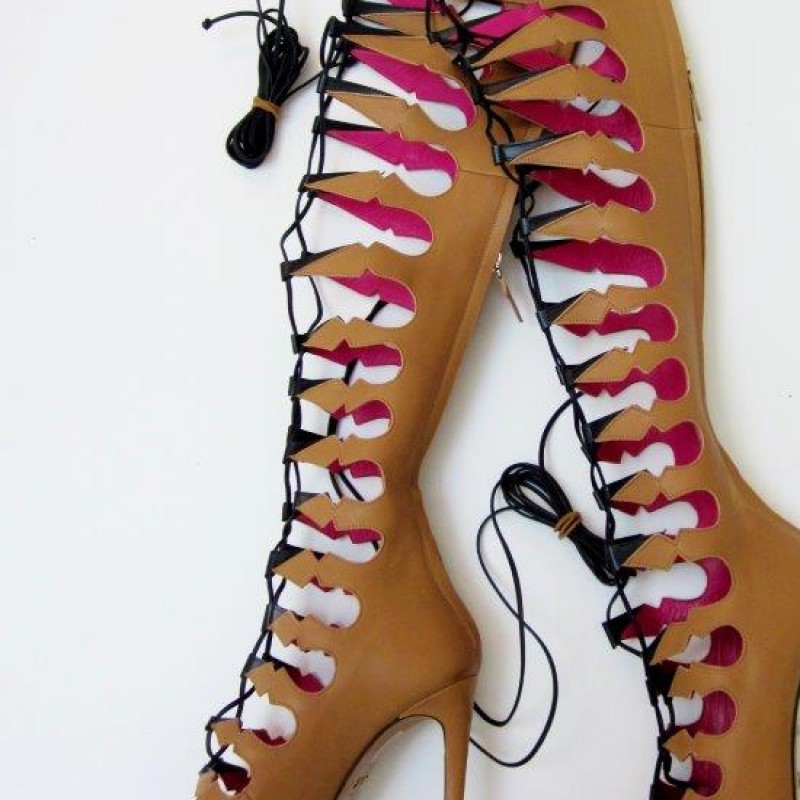 Anna Dello Russo personalized sandals - Private Collection