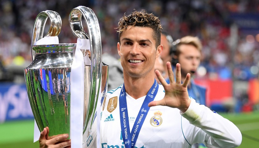 Ronaldo's Real Madrid Match Shirt, Kiev 2018 Final 