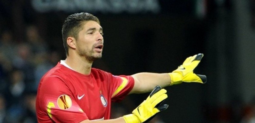 Carrizo's Inter Match-Issued Shirt, EL 2014/15