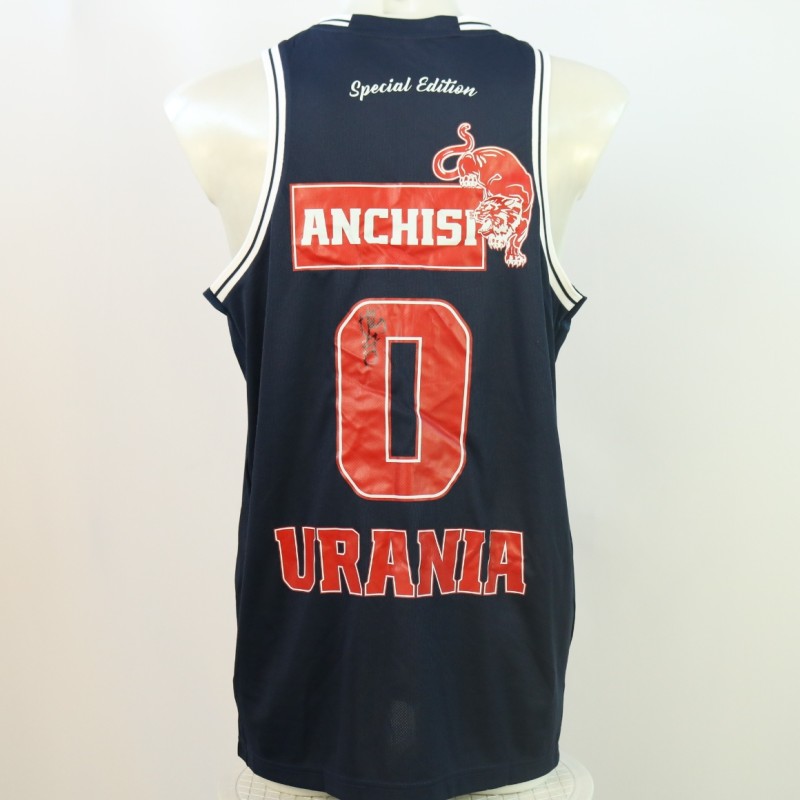 Anchisi's Match Worn tank top, Urania Basket 2024 - Signed