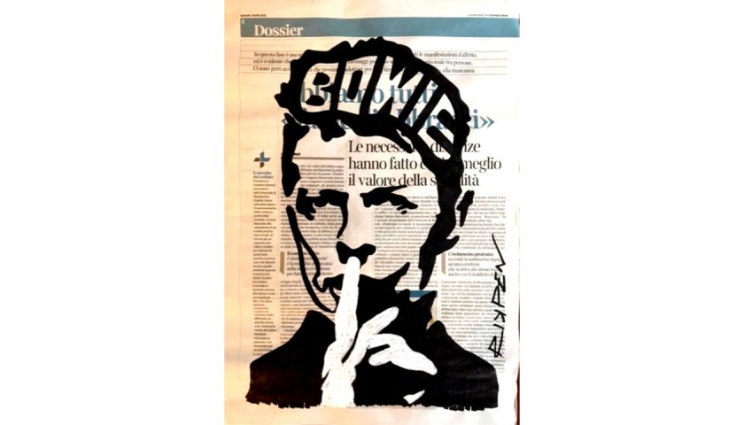 “David Bowie” Original Artwork by Riccardo Penati