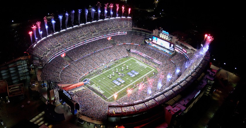 New England Patriots On-Field Halftime Experience 